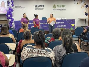 Imagem da notícia - Beneficiárias do Prosamin+ participam de palestra sobre Empreendedorismo Feminino