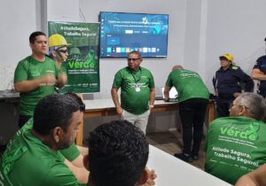 Imagem da notícia - UGPE leva orientações de segurança para trabalhadores do Prosai Parintins durante programação do Abril Verde