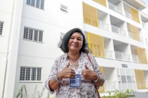 Imagem da notícia - “Representa uma mudança de vida”, diz ex-moradora da Sharp ao receber apartamento no Residencial Maués