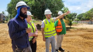 Imagem da notícia - Prosai avança nas obras do Centro de Reservação e Distribuição de água em Parintins