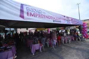 Imagem da notícia - Beneficiárias do Prosamin+ participam da 8ª edição do Bazar das Mulheres Empreendedoras