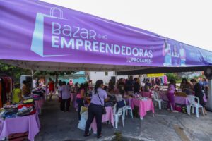 Imagem da notícia - Bazar das Mulheres Empreendedoras do Prosamin+ ajuda a impulsionar a renda de beneficiárias do programa