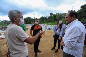 Imagem da notícia - Equipes da UGPE e BID visitam Novo Airão para implantação de projeto voltado à infraestrutura hídrica e sustentável