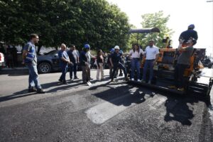 Imagem da notícia - Governador Wilson Lima vistoria obras de recuperação viária em Manacapuru
