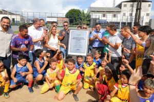 Imagem da notícia - Governador Wilson Lima entrega Arena Poliesportiva Estrela fortalecendo o esporte comunitário no bairro da Compensa