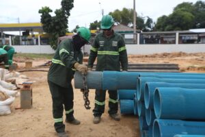 Imagem da notícia - Novos reservatórios do Prosai vão ampliar em até 45 vezes a capacidade de armazenamento de água em Parintins